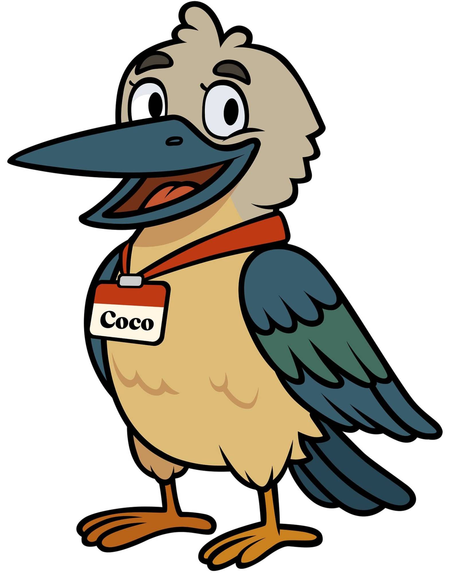 Coco the kookaburra